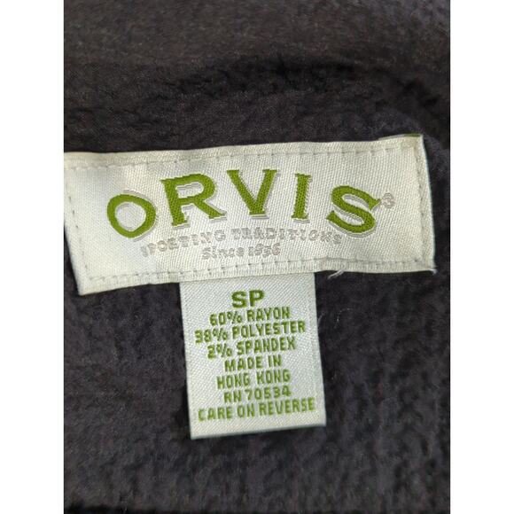 Orvis Women SP Black Zip Front Lightweight Jacket Rayon Blend Small Petite - Picture 2 of 11